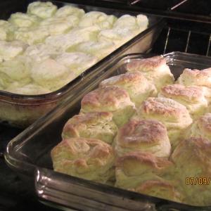 in the oven