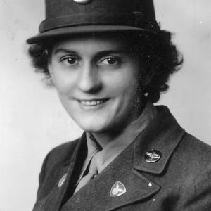 Private Dorothy Hardy was a long way from the Youngtown Road farm where she grew up.
Photo courtesy Lincolnville Historical Society dot hardy