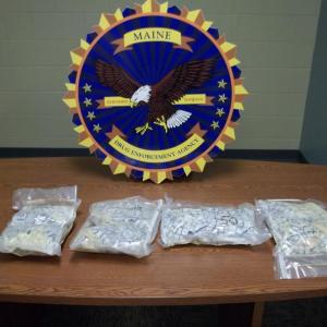 Heroin seized in the July 1 arrest in Scarborough
