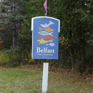 The welcome sign located on Route 1. (photo by Erica Thoms)