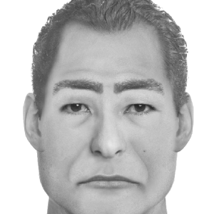 A sketch of the man being sought by law enforcement. (Courtesy Waldo County Sheriff’s Office)