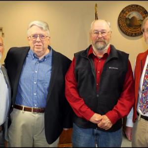 Rockland City Council candidates left to right are Steve Carroll, Brian Harden, Ed Glaser and Larry Pritchett.