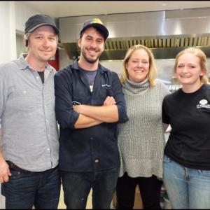 The staff at Mussel Ridge Market. Malcolm Bedell, Nick Pooley, Molly Hooper and Sarah Spear. (Photos by Chris Wolf)