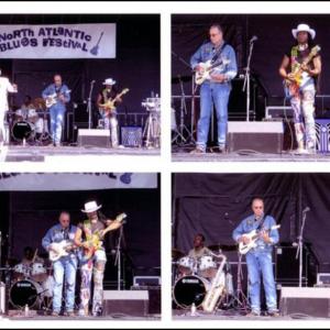 Blind Albert at the North Atlantic Blues Festival.