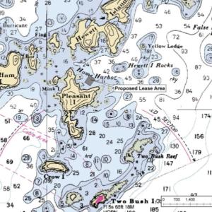 Home Cove, on Pleasant Island, in Mussel Ridge, is the proposed site for an oyster and scallop farming venture.