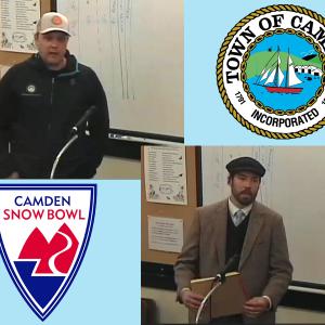 Top, Andrew Dailey of Sidecountry Sports in Rockland and Brian Beggarly of Cold Toes Tacos and Boynton Mckay in Camden. (Photos courtesy townhallstreams.com)