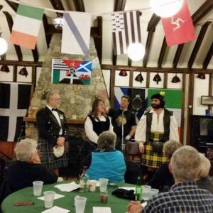 Last year’s Burns Night.