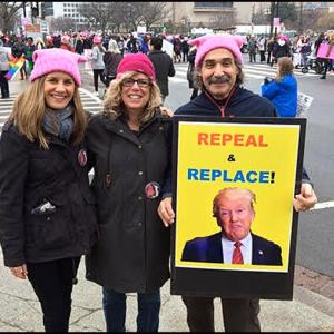From left, Lisa Randall, her mother, Meg Quijano, and her husband, Paul Quijanio. (Photos courtesy Meg Quijano)