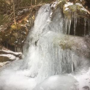 frozen waterfall