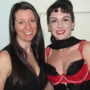 Dance instructor Jenny Cobuzzi (left) and burlesque enthusiast Rae MacNair (right) help coordinate interest in reviving the dance in the Midcoast. (Photo by Kay Stephens)