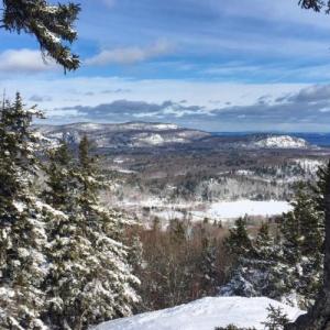 A February viewpoint from the Camden Snow Bowl Crow’s Nest. (Photo courtesy Marissa Hanning)