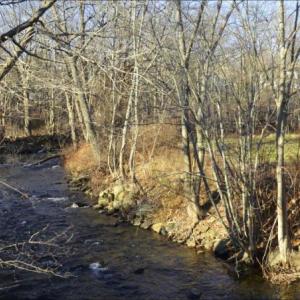 The Megunticook River carries fresh water from Megunticook Lake to Camden Harbor, and has a long history with the settlement of the town. (Photo by Lynda Clancy)