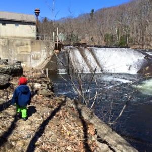The Seabright Dam in early spring 2016. (Photo courtesy Camden, Maine, Facebook page)