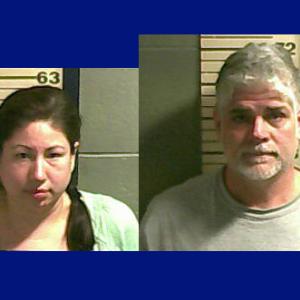 Melody Paul, left and Charles Michaud. (Photo courtesy Knox County Sheriff’s Office)