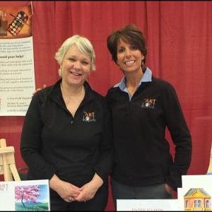 Karen Olson and Paula Apro, of the Art Loft