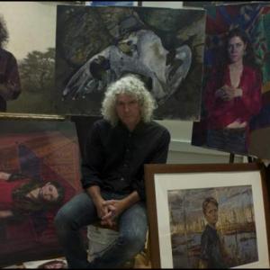 Ronald Frontin and his art.