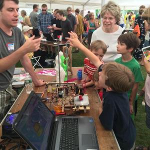 Last year’s Mini Maker Faire held at the Camden Amptheatre.