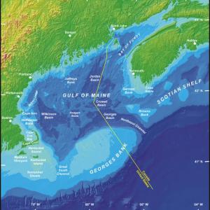 Base map courtesy of United States Geological Survey/Geological Survey of Canada/Woods Hole Field Center