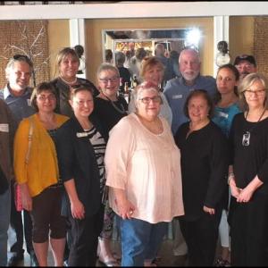 Rockland Maine Street volunteers: Back row, from left, Dana McKinney, John Jeffers, Nancy Jeffers, Cynthia Powell, Janet Page, Gordon Page, Larry Reed and Chris Raye; Front row, from left, Joseph Corrado, Laurie Smith, Megan Williams, Beth McKinney, Karyn Rizzo, Sierra Dietz, Rhonda Nordstrom and Tom Rizzo.