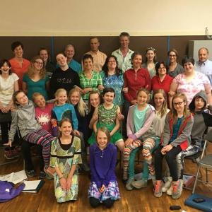 The cast and crew of the Belfast Maskers' summer musical — ‘Annie.’