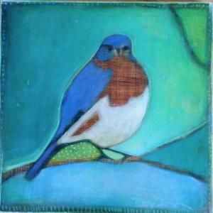bluebird painting