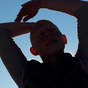 Ann Hedly Rousseau in a film still for the documentary Mop Cap: an Alopecia Story premiering at Maine International Film Festival Sunday, July 16.
