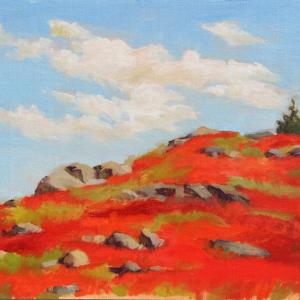 “Blueberry Fields” by Barbara Ernst Prey is among the works that will be showcased in Prey’s upcoming show.