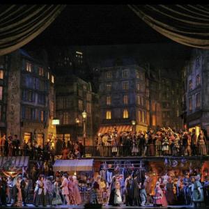 A scene from Act Two of “La Boheme.”
