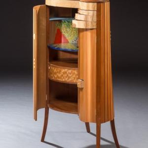 Among the pieces featured at the Messler Gallery is Garrett Hack & Carolyn Enz Hack’s piece,”Outside In.”