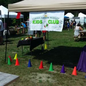 Kids Club at Camden Farmers' Market meets Wednesday 3:30 p.m. to 5:00 p.m. pm through August 23. The program is free and open to all kids between the ages of 5 and 16, accompanied by an adult.