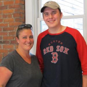 Owner Jessica Arena with her son, Dylan Whitamore, 16. (Photo by Kay Stephens)