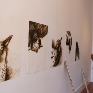 Works by Mark Kelly. Kelly will teach a drawing techniques workshop at the Farnsworth Art Museum.