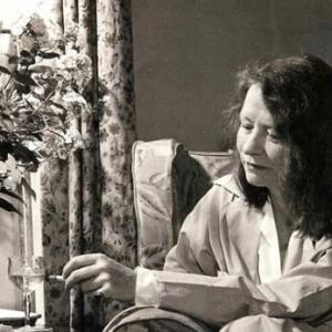 Millay at home in Steepletop. (Photo courtesy Millay House Rockland)