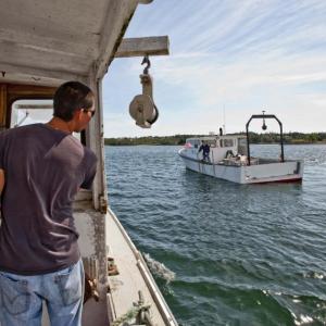 Fishermen, Eastport, Maine. (Photo courtesy of the Mitchell Center)