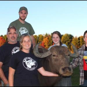 Brian and Jessica Farrar with children Aidan, Aislinn and Aniston