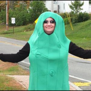 “I saw that they needed volunteers and decided that dressing up as a pickle was the least I could do,” said Julia Grant. “I can’t bake pies or make relishes, but I can dress up as a pickle.”