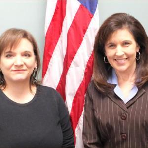 Candice Richards, assistant administrator for Knox EMA, and Wendy Galvin, assistant administrator for Knox County. (Photos by Chris Wolf)