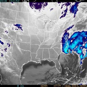 Winter storm Grayson, as of 10:30 p.m., Jan. 3
