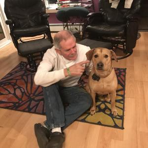 Bill Packard and Honey Bear.