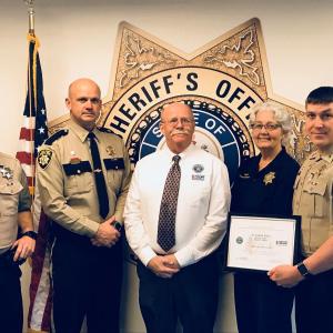Left to right: Dep. Dan Landers, Chief Deputy Tim Carroll (Matthew Collins) Sheriff Donna Dennison, and Lt. Patrick Polky. (Photo courtesy of the Knox County Sheriff’s Office)