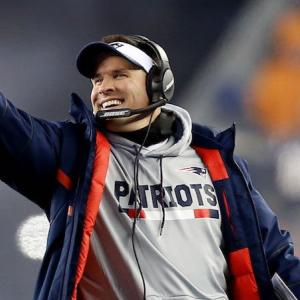 Josh McDaniels. (Courtesy @NESN/Twitter)