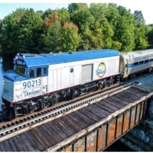The Downeast Coastal Connector will run passenger rail service to Rockland for three weekends in August 2018.