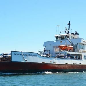 The ‘Capt. Charles Philbrook’ ferry runs from Rockland to Vinalhaven. (Photo by Lynda Clancy)