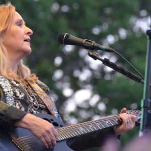 Melissa Etheridge did not slow down the entire evening at Savage Oakes in Union, June 16, when she performed with gusto. (Photo by Lynda Clancy)