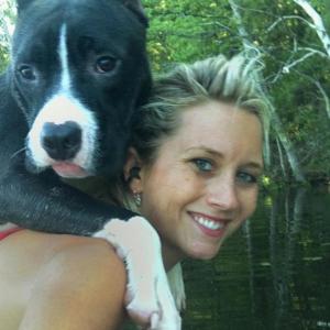 Kristen McKellar and Diego.