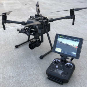 Different cameras can be attached to the Matrice 200, allowing personnel to switch from daytime HD to nighttime thermal imaging. (Photo courtesy Rockland Fire Department)