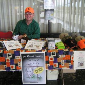 Tim Caverly at one of his book signings.