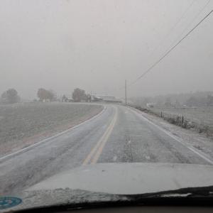Hope, Maine on the morning of Wednesday, October 24. (Photo by Tim Clark)