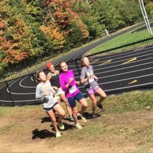 Participants at the 5K held at Crockett Trail. (Courtesy Helen Bonzi)