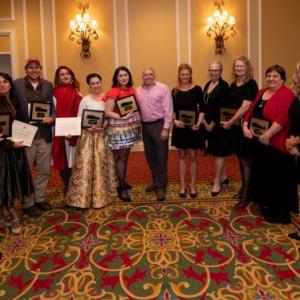 PBRCC Gala Winners 2018: L to R: Sarah McLean, JR Braugh, Katie and Adam McKinlay, LadLeah Dunn, Briar Lyons, Kate McAleer, Reade Brower, Alison McKellar, Donna McAleer, Robin McIntosh, Cheryl Michaelsen, Vicky Murrau, Tom Peaco. (Photo courtesy Penobscot Bay Regional Chamber of Commerce)